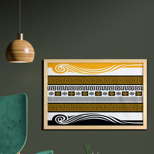 Greekkeywallart Wayfair